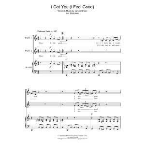 I Got You (I Feel Good) (arr. Rick Hein)