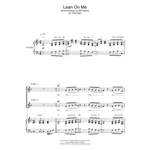Lean On Me (Arr. Rick Hein)