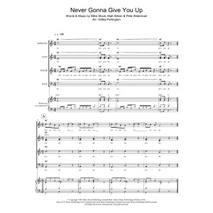 Never Gonna Give You Up (Arr. Gitika Partington)