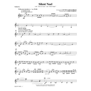 Silent Noel - Violin 2