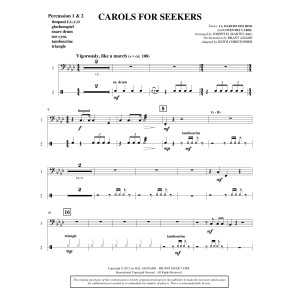 Carols for Seekers - Percussion 1 & 2
