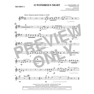 O Wondrous Night - Bb Trumpet 1