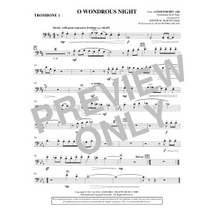 O Wondrous Night - Trombone 1