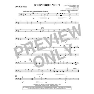 O Wondrous Night - Double Bass