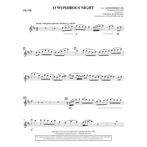 O Wondrous Night - Flute