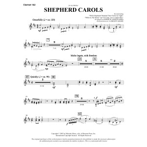 Shepherd Carols - Bb Clarinet 1 & 2