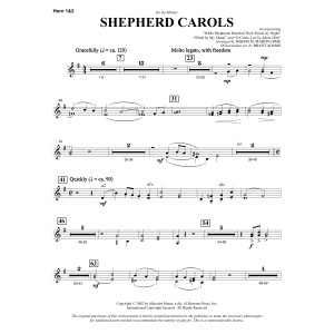 Shepherd Carols - F Horn 1 & 2