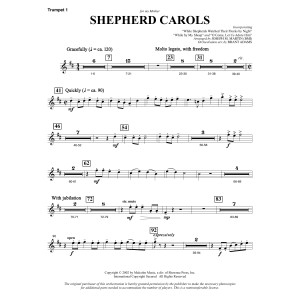 Shepherd Carols - Bb Trumpet 1
