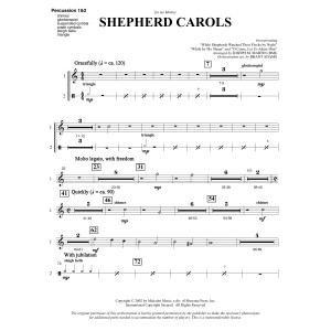 Shepherd Carols - Percussion 1 & 2