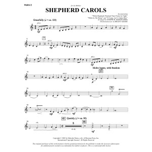 Shepherd Carols - Violin 2