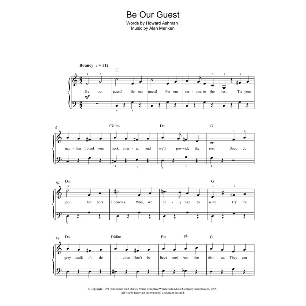 Be Our Guest (from Beauty And The Beast)