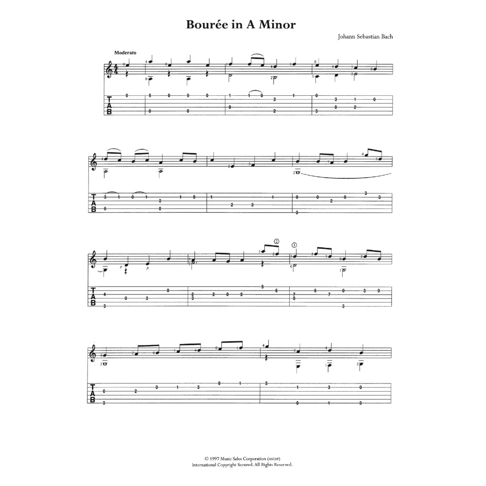 Bouree in A Minor