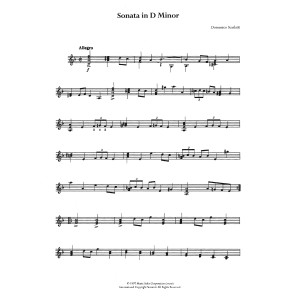 Sonata In D Minor
