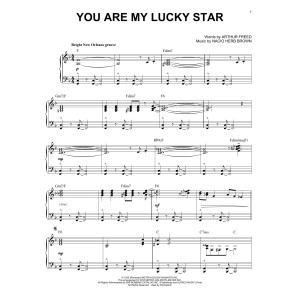 You Are My Lucky Star [Jazz version] (arr. Brent Edstrom)