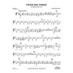 Fiddlers Three - Violin 3 (Viola Treble Clef)