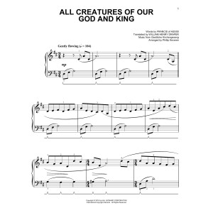 All Creatures Of Our God And King [Classical version] (arr. Phillip Keveren)