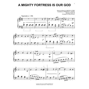 A Mighty Fortress Is Our God [Classical version] (arr. Phillip Keveren)