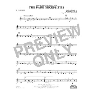 The Bare Necessities - Bb Clarinet 2