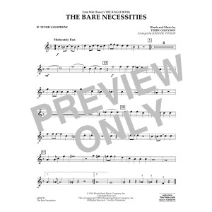 The Bare Necessities - Bb Tenor Saxophone