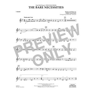 The Bare Necessities - F Horn
