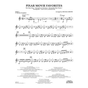Pixar Movie Favorites - Pt.5 - Eb Baritone Saxophone
