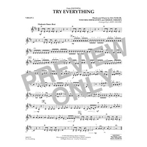 Try Everything (from Zootopia) - Violin 2