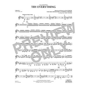 Try Everything (from Zootopia) - Violin 3 (Viola Treble Clef)