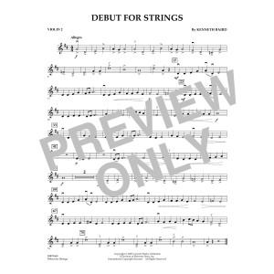 Debut for Strings - Violin 2