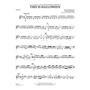 This Is Halloween - Violin 2