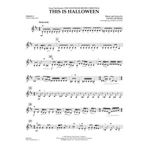 This Is Halloween - Violin 3 (Viola Treble Clef)