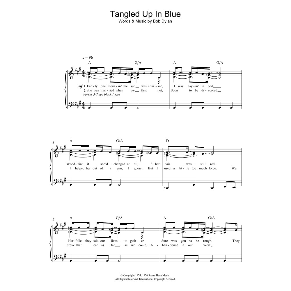 Tangled Up In Blue