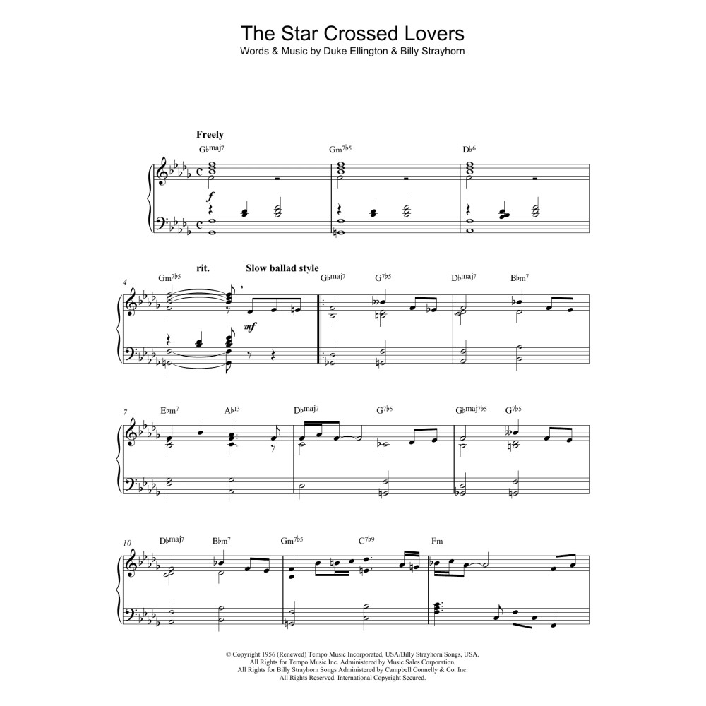 Duke Ellington:The Star Crossed Lovers (from 'Such Sweet Thunder')