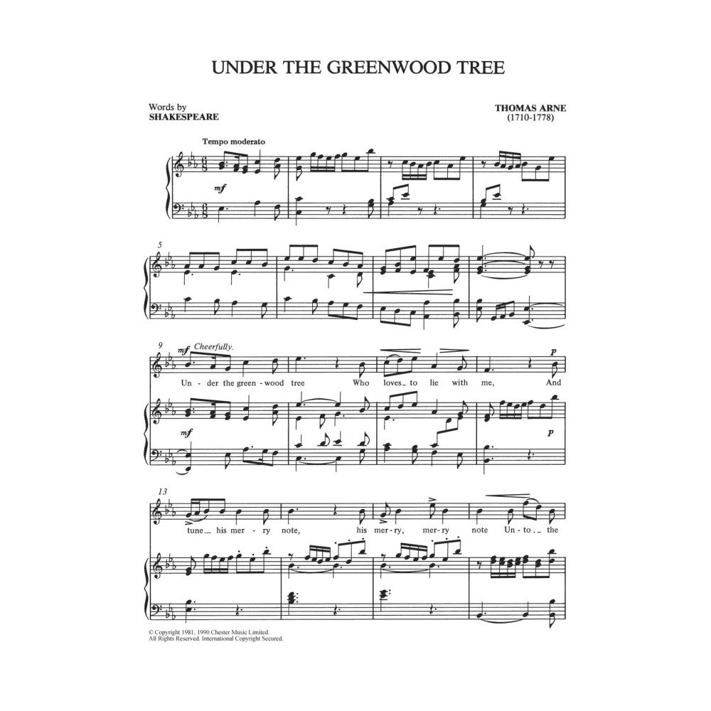 Under The Greenwood Tree