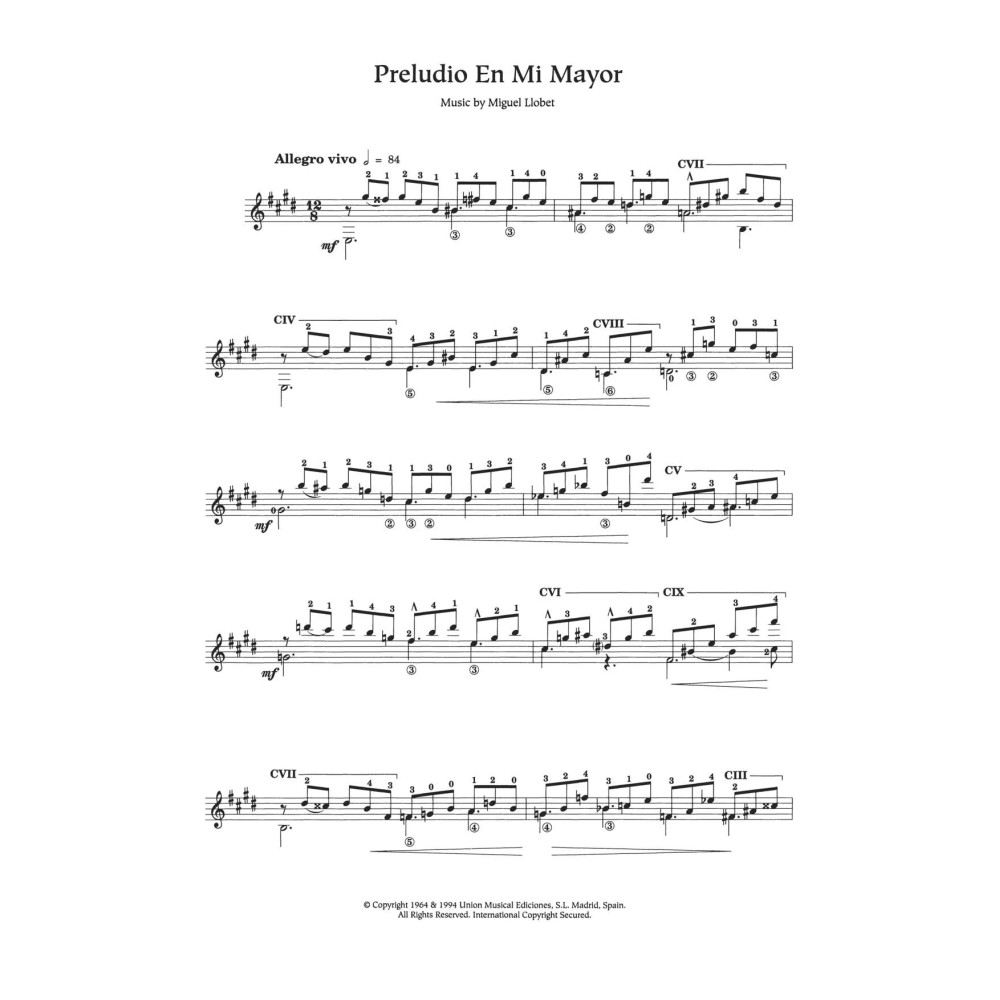Preludio En Mi Major
