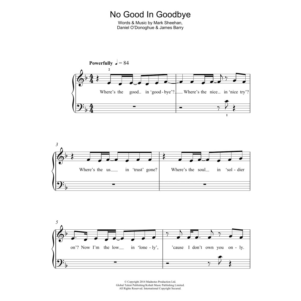 No Good In Goodbye
