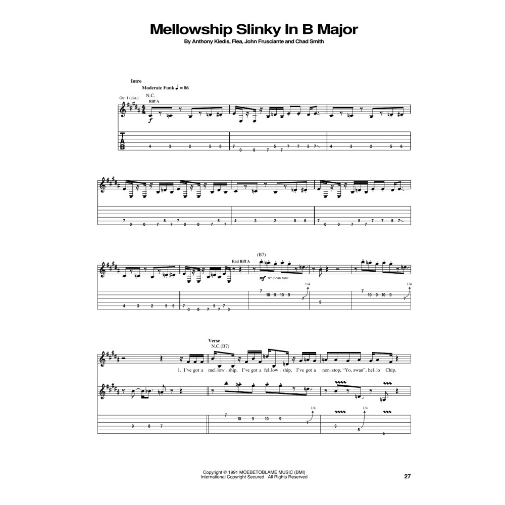 Mellowship Slinky In B Major