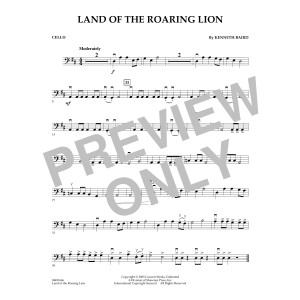 Land of the Roaring Lion - Cello