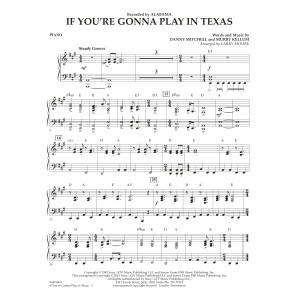 If You're Gonna Play in Texas (You Gotta Have a Fiddle in the Band) - Piano