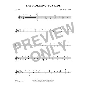 The Morning Bus Ride - Violin 1
