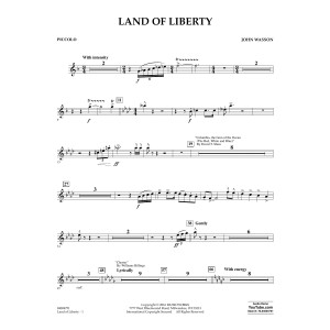 Land of Liberty - Piccolo