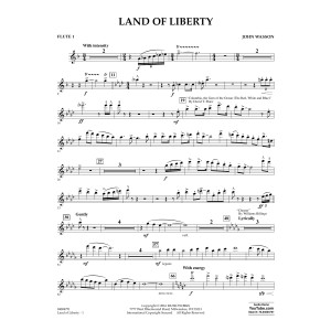 Land of Liberty - Flute 1