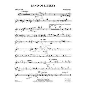 Land of Liberty - Bb Clarinet 1