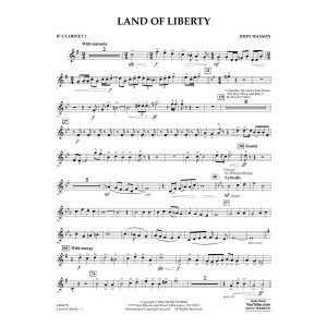 Land of Liberty - Bb Clarinet 2
