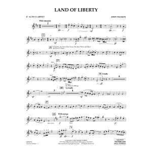 Land of Liberty - Eb Alto Clarinet