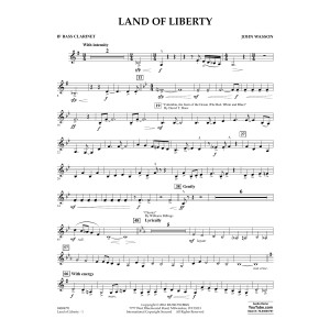 Land of Liberty - Bb Bass Clarinet