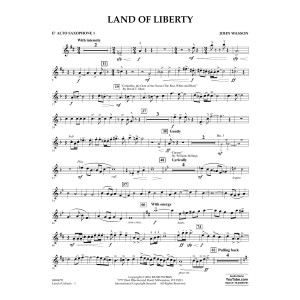 Land of Liberty - Eb Alto Saxophone 1