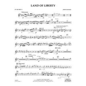 Land of Liberty - Bb Trumpet 1
