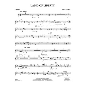 Land of Liberty - F Horn 3