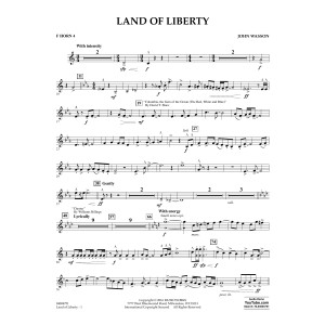 Land of Liberty - F Horn 4