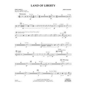 Land of Liberty - Percussion 2